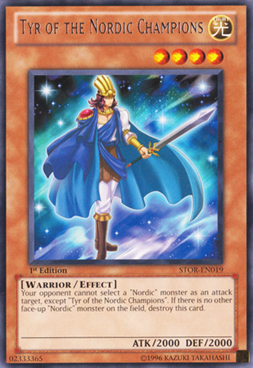 Tyr of the Nordic Champions [STOR-EN019] Rare 