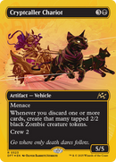 Cryptcaller Chariot (Borderless) (First-Place Foil) [Aetherdrift] 