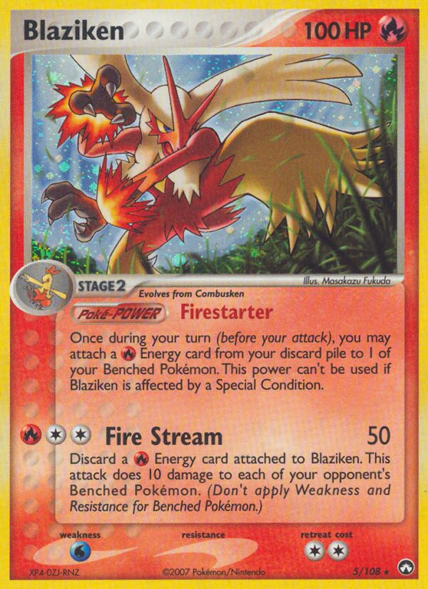 Blaziken (5/108) [EX: Power Keepers] 
