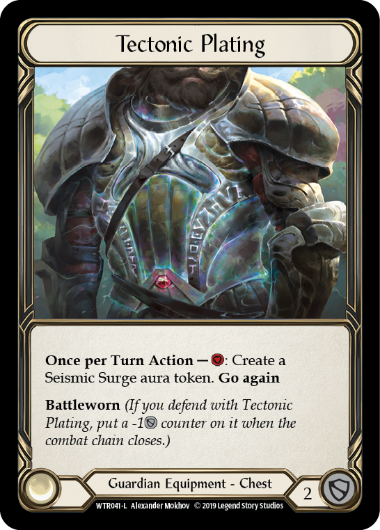 Tectonic Plating [WTR041-L] (Welcome to Rathe) Alpha Print Cold Foil 