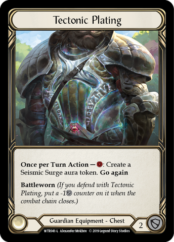 Tectonic Plating [WTR041-L] (Welcome to Rathe) Alpha Print Cold Foil 