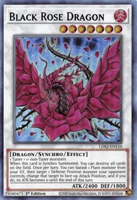 Black Rose Dragon (Blue) [LDS2-EN110] Ultra Rare 