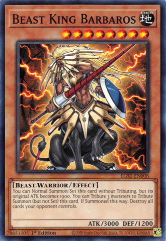 Beast King Barbaros [EGS1-EN008] Common 