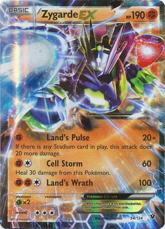 Zygarde EX (54/124) (Jumbo Card) [XY: Fates Collide] 