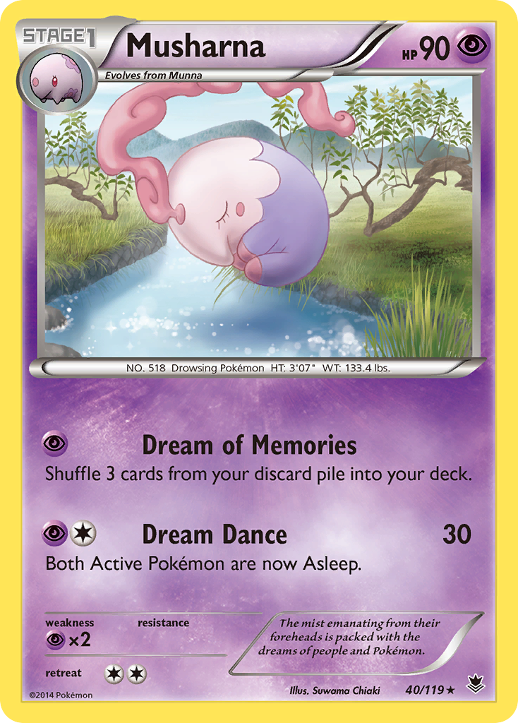 Musharna (40/119) [XY: Phantom Forces] 
