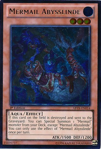 Mermail Abysslinde (UTR) [ABYR-EN014] Ultimate Rare 