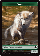 Wolf (0009) // Wolf (0018) Double-Sided Token [Innistrad Remastered Tokens] 