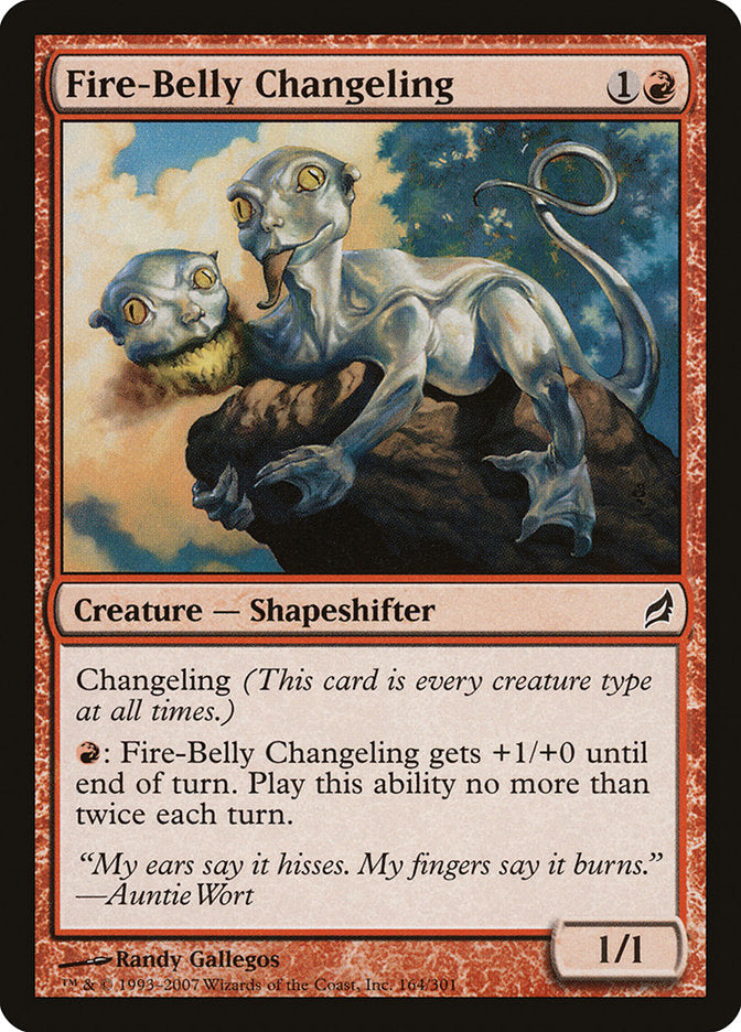Fire-Belly Changeling [Lorwyn] 