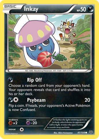 Inkay (41/108) [XY: Roaring Skies] 