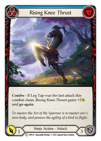 Rising Knee Thrust (Blue) [1HP121] (History Pack 1) 