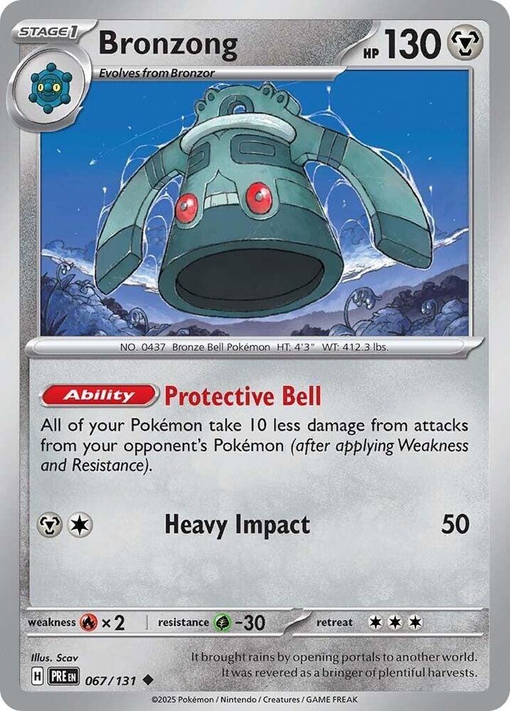 Bronzong (067/131) [Scarlet &amp; Violet: Prismatic Evolutions] 