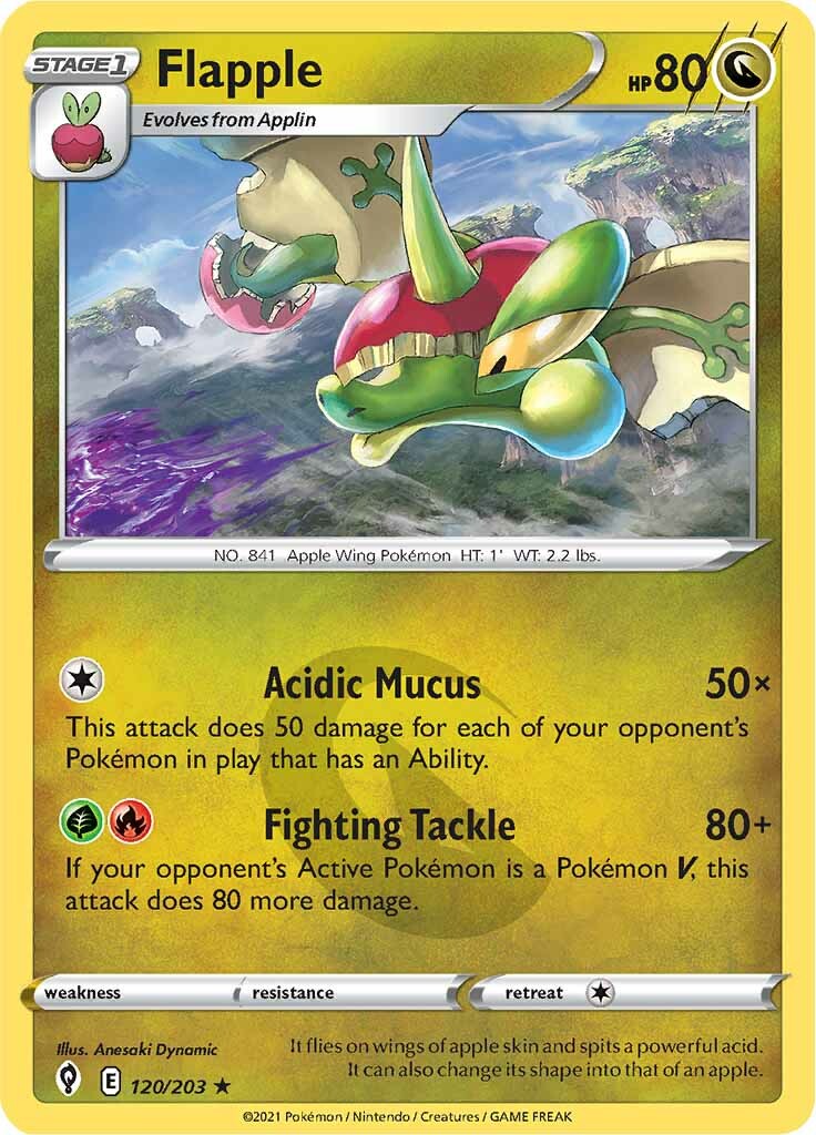 Flapple (120/203) [Sword &amp; Shield: Evolving Skies] 