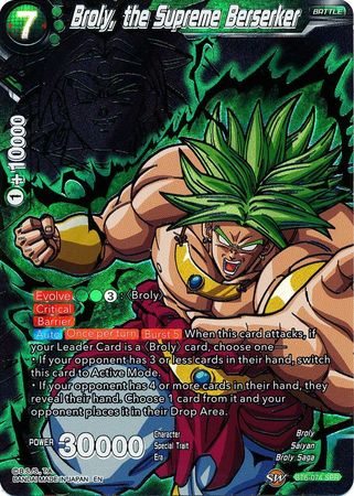 Broly, the Supreme Berserker (SPR) (BT6-074) [Destroyer Kings] 