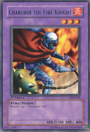 Charubin the Fire Knight [LOB-015] Rare 
