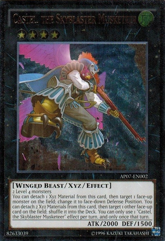 Castel, the Skyblaster Musketeer [AP07-EN002] Ultimate Rare 