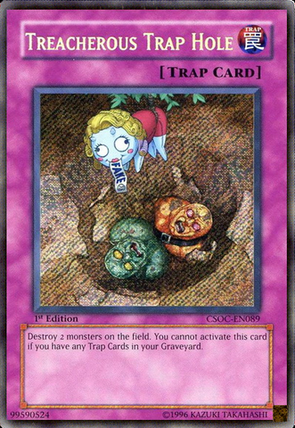 Treacherous Trap Hole [CSOC-EN089] Secret Rare 