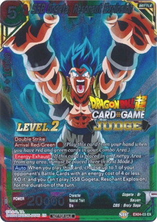 SSB Gogeta, Resonant Explosion (Level 2) (EX04-03) [Judge Promotion Cards] 