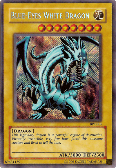 Blue-Eyes White Dragon [BPT-009] Secret Rare 