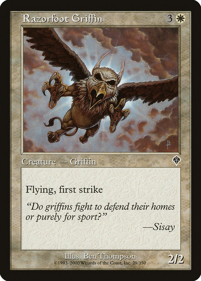 Razorfoot Griffin [Invasion] 