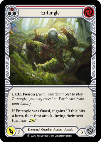 Entangle (Red) [U-ELE013] (Tales of Aria Unlimited) Unlimited Rainbow Foil 