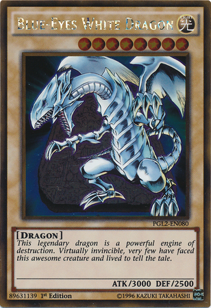 Blue-Eyes White Dragon [PGL2-EN080] Gold Rare 