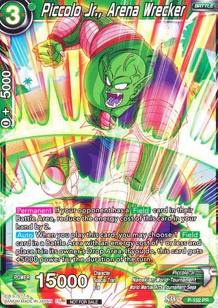 Piccolo Jr., Arena Wrecker (Power Booster: World Martial Arts Tournament) (P-152) [Promotion Cards] 
