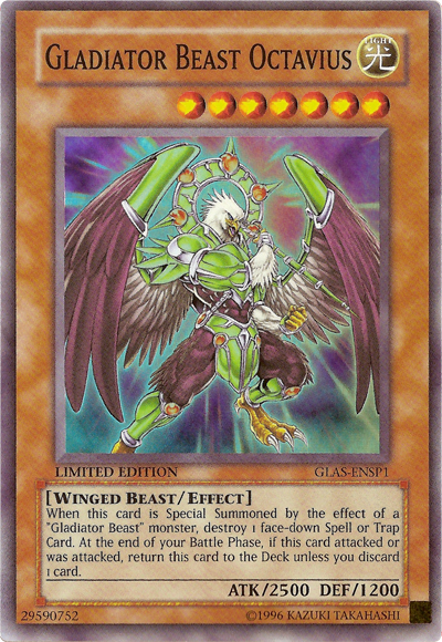 Gladiator Beast Octavius ​​[GLAS-ENSP1] Super Rare 
