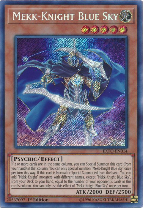 Mekk-Knight Blue Sky [EXFO-EN014] Secret Rare 
