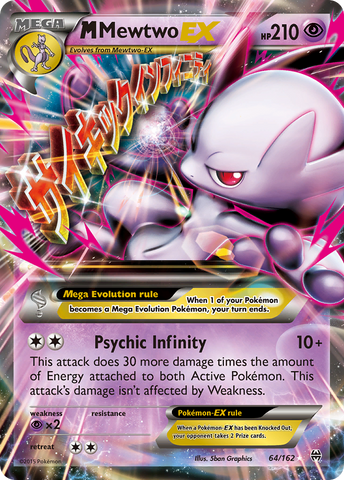 M Mewtwo EX (64/162) [XY: BREAKthrough] 