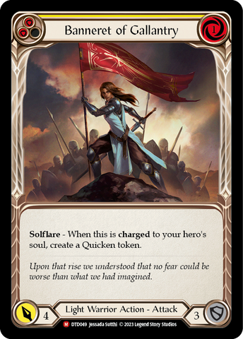 Banneret of Gallantry [DTD049] (Dusk Till Dawn) Rainbow Foil 