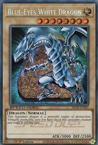 Blue-Eyes White Dragon (Secret) [SBCB-EN087] Secret Rare 