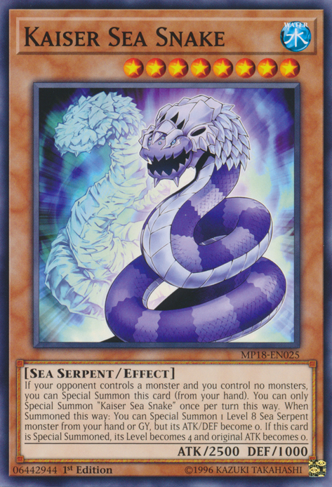 Kaiser Sea Snake [MP18-EN025] Common 