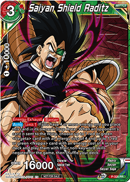 Saiyan Shield Raditz (Winner Stamped) (P-326) [Tournament Promotion Cards] 