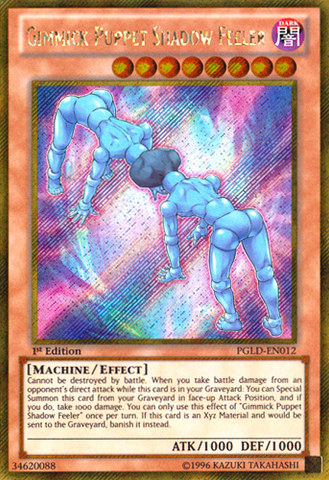 Gimmick Puppet Shadow Feeler [PGLD-EN012] Gold Secret Rare 