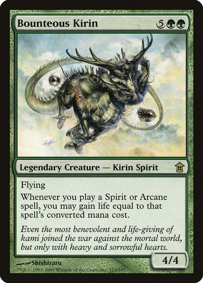 Bounteous Kirin [Saviors of Kamigawa] 