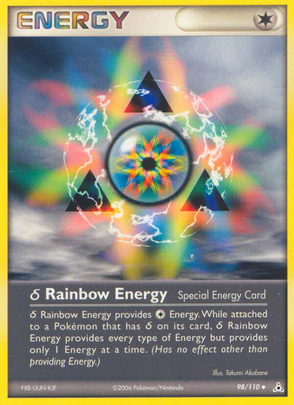 Rainbow Energy (98/110) (Delta Species) [EX: Holon Phantoms] 