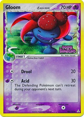 Gloom (42/110) (Delta Species) (Stamped) [EX: Holon Phantoms] 