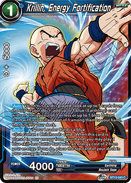 Krillin, Energy Fortification (Common) (BT13-043) [Supreme Rivalry] 