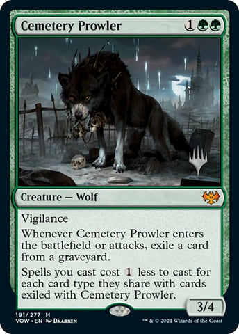 Cemetery Prowler (Promo Pack) [Aetherdrift Promos] 