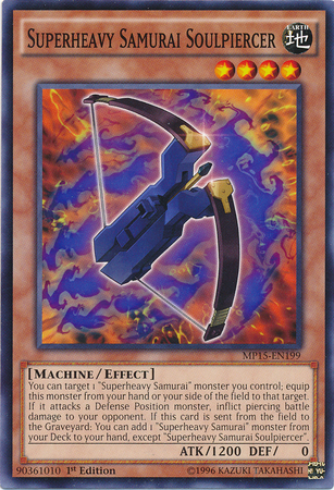 Superheavy Samurai Soulpiercer [MP15-EN199] Common 