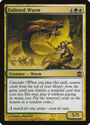 Enlisted Wurm [Alara Reborn] 