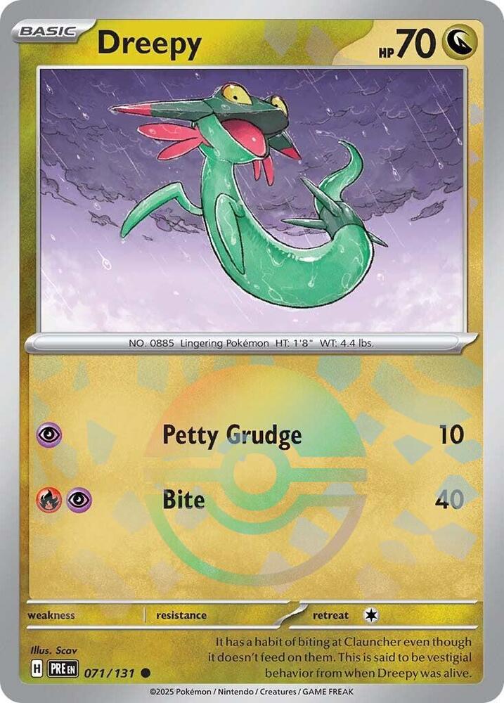Dreepy (071/131) (Poke Ball Pattern) [Scarlet &amp; Violet: Prismatic Evolutions] 