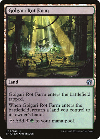 Golgari Rot Farm [Iconic Masters] 