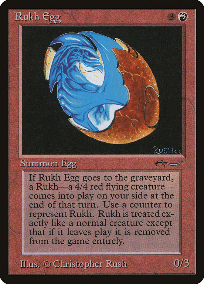 Rukh Egg (Dark Mana Cost) [Arabian Nights] 