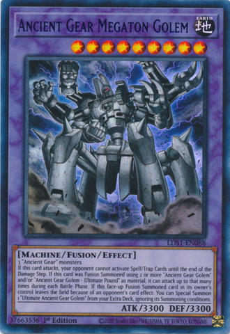 Ancient Gear Megaton Golem (Purple) [LDS1-EN088] Ultra Rare 