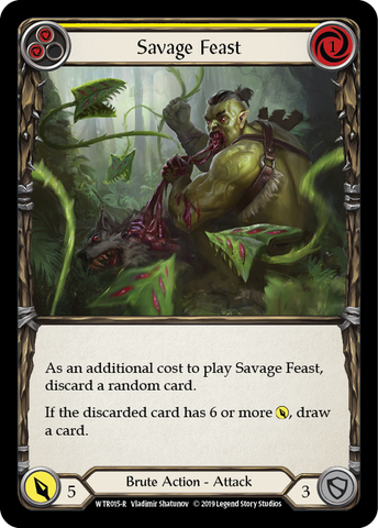 Savage Feast (Yellow) [WTR015-R] (Welcome to Rathe) Alpha Print Normal 