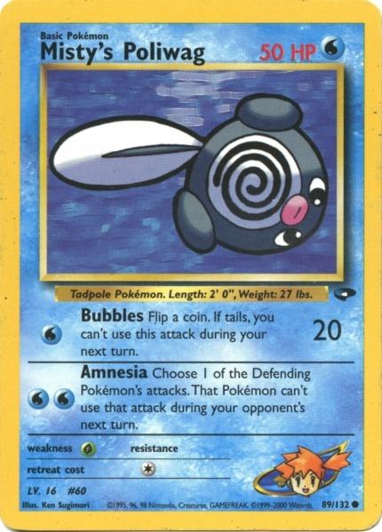Misty's Poliwag (89/132) [Gym Challenge Unlimited] 