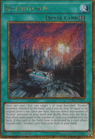 Kozmotown [PGL3-EN032] Gold Secret Rare 