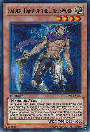 Raiden, Hand of the Lightsworn [SDLI-EN003] Super Rare 
