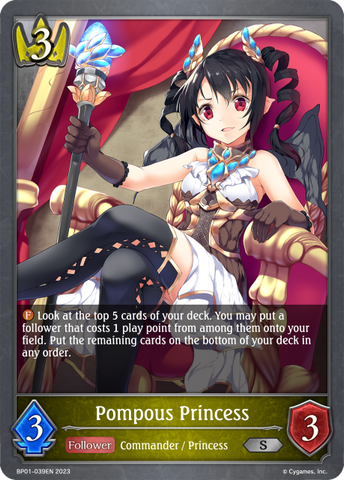 Pompous Princess (BP01-039EN) [Advent of Genesis] 